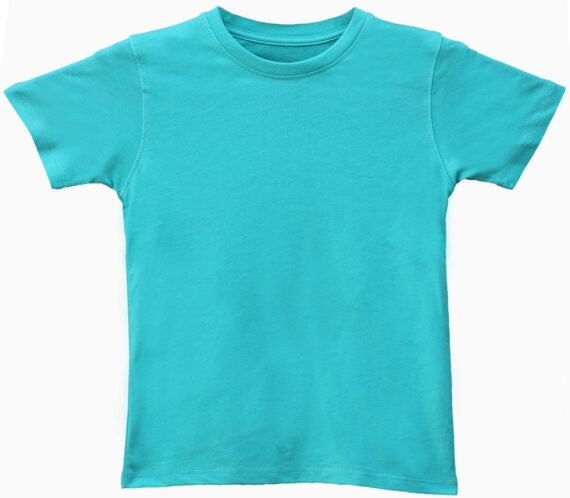 unisex boys girls T-shirt aqua marine