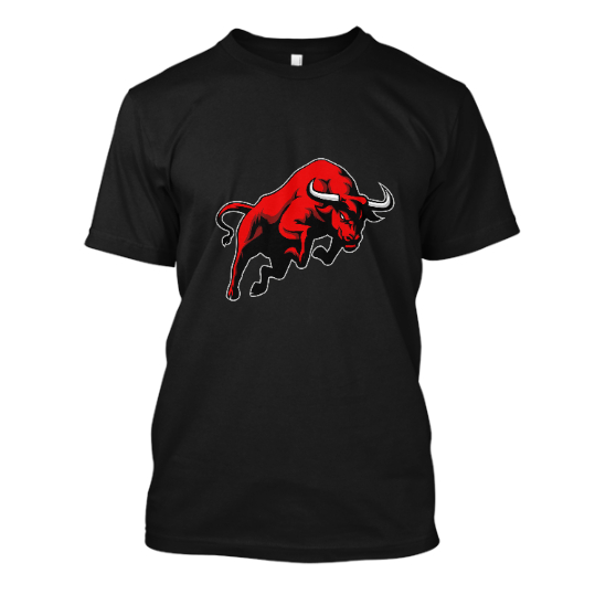 Men Black Red bull tee