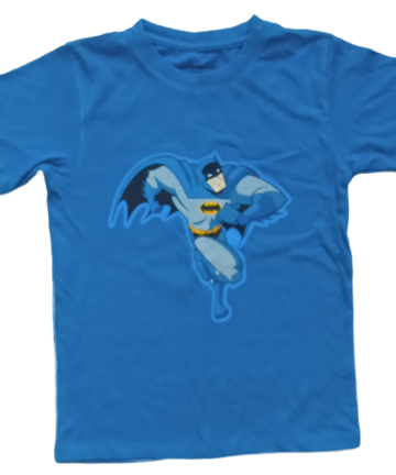 kids light blue Batman tee