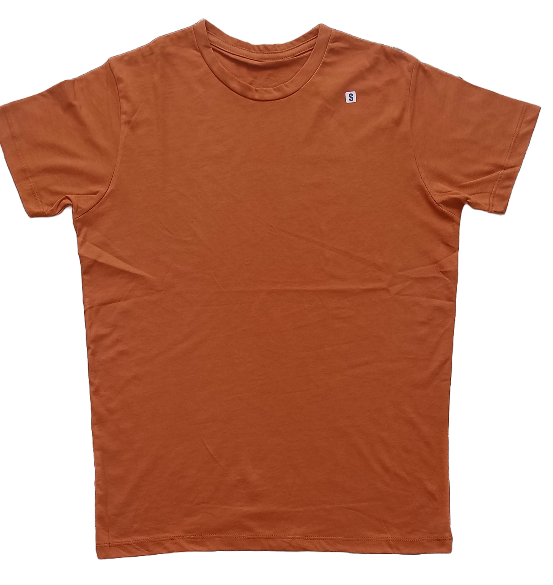 Men Camel Brown T-shirt