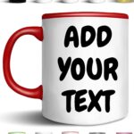 mugs custom design Peshawar add text picture