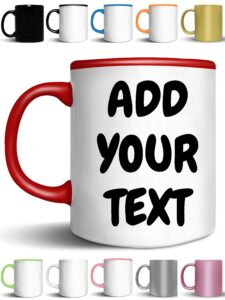 mugs custom design Peshawar add text picture