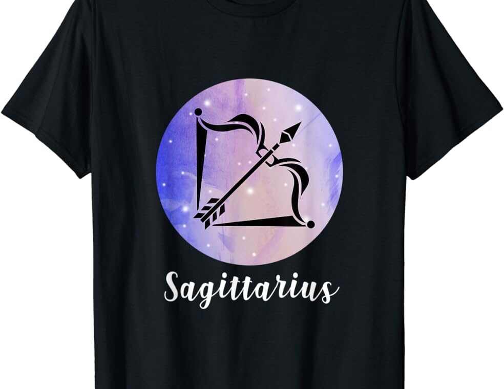 Astrology sagitarius Men black T shirt Peshawar Pakistan